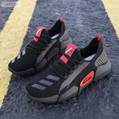 Men's Lightweight Breathable Running Shoes Slip-On Sneakers