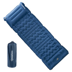 Ultra-Light Inflatable Sleeping Pad Built-In Pillow Camping