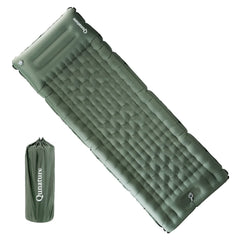 Ultra-Light Inflatable Sleeping Pad Built-In Pillow Camping