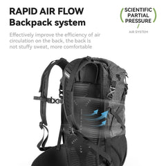 30-35L Waterproof Lightweight Hiking Backpack Outdoor Daypack