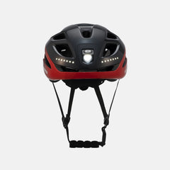 Bike Helmet LED Front Rear Light Cycling Safety