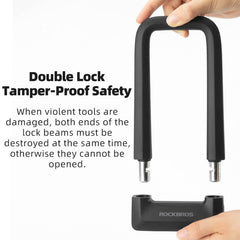 Heavy-Duty Anti-Cut Bike U-Lock Security
