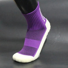 Anti-Slip Soccer Grip Socks Breathable Cotton Sports