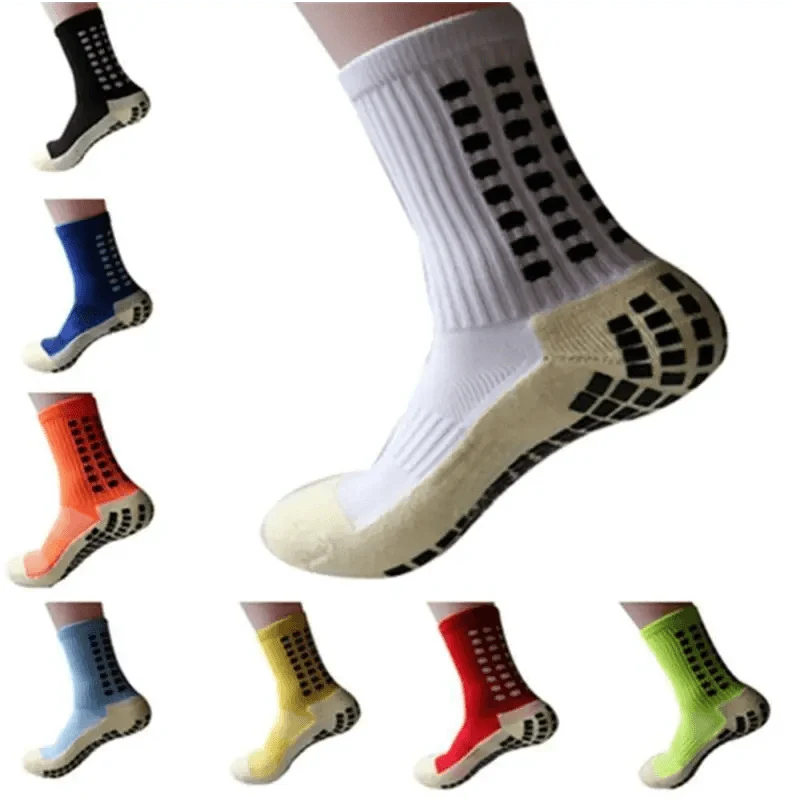 Anti-Slip Soccer Grip Socks Breathable Cotton Sports